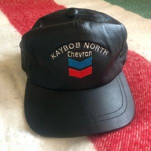 Vintage leather Cap